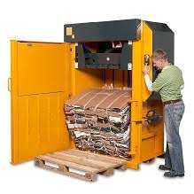 cardboard baler process