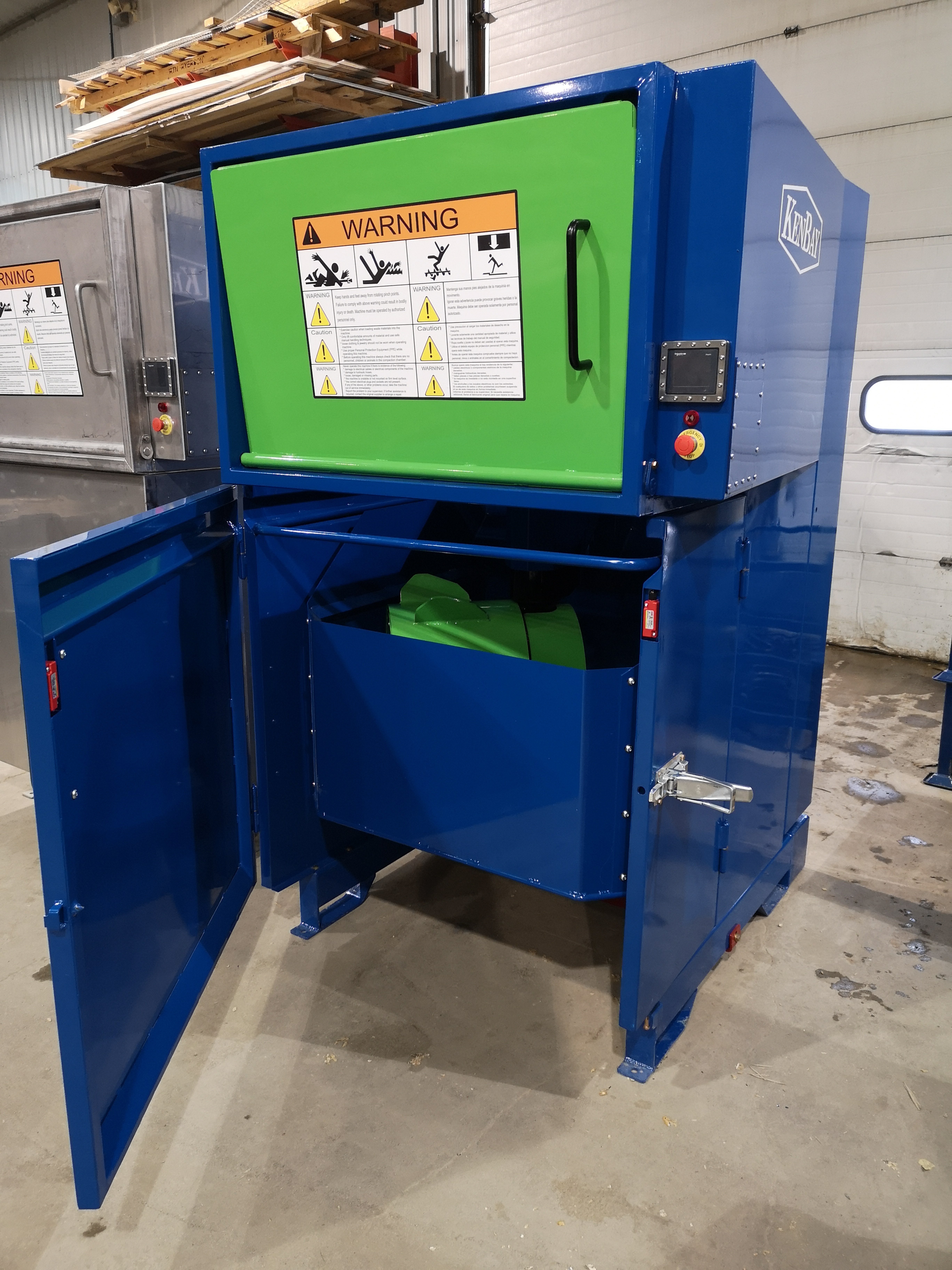 RotoPac 2018 removal door open