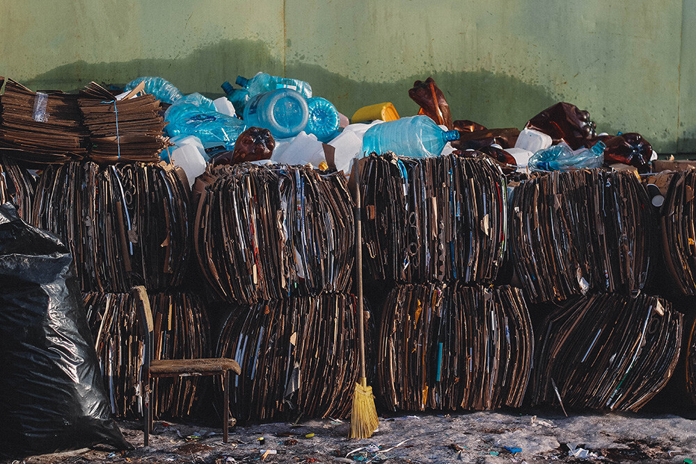 Compacted Boxes Compactor vs Baler: Best Waste Management Choice | KenBay