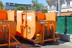 Press Container Compactor for Industrial Waste Disposal Hydraulic Bin